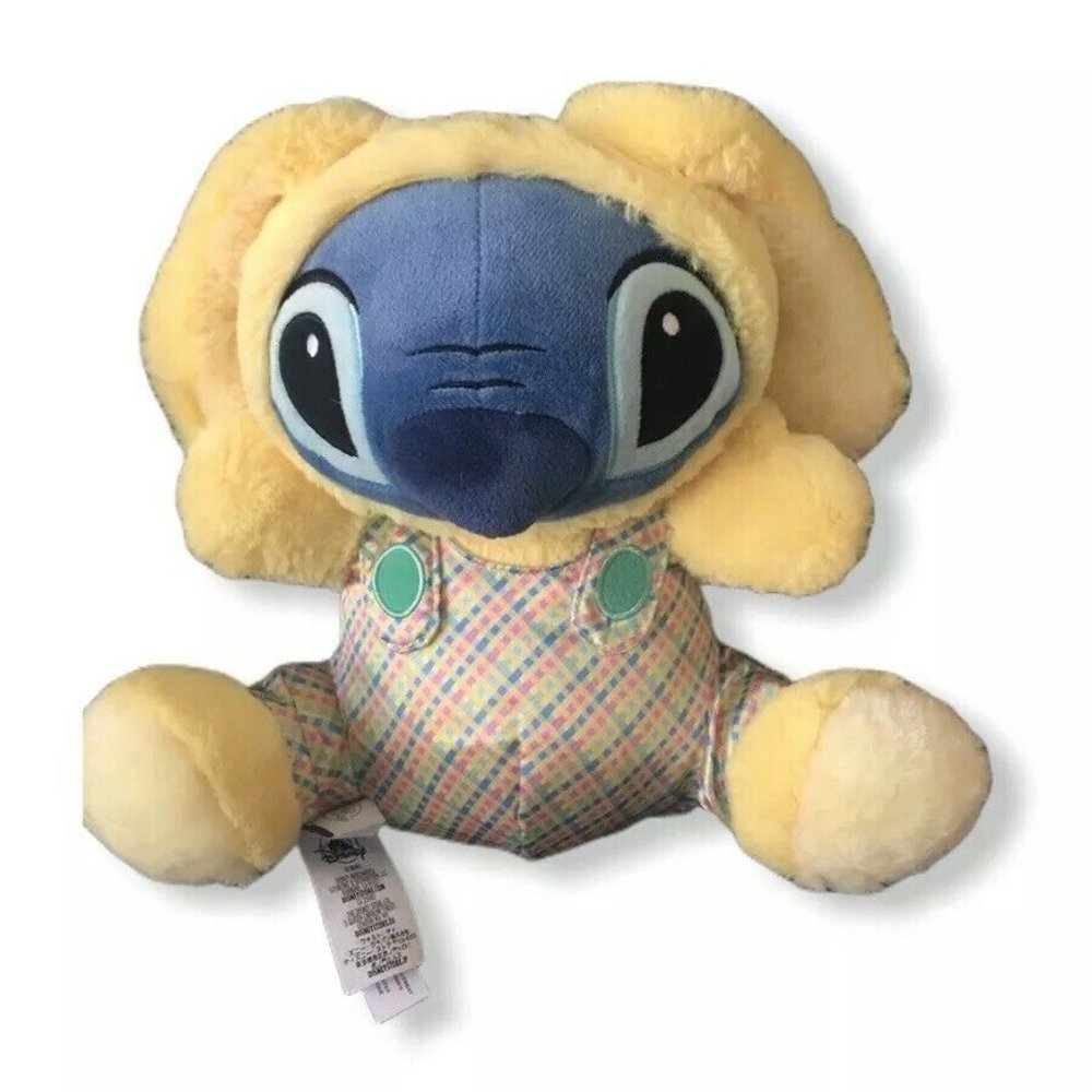Disney Store Stitch 10" Plush Easter Bunny Costume